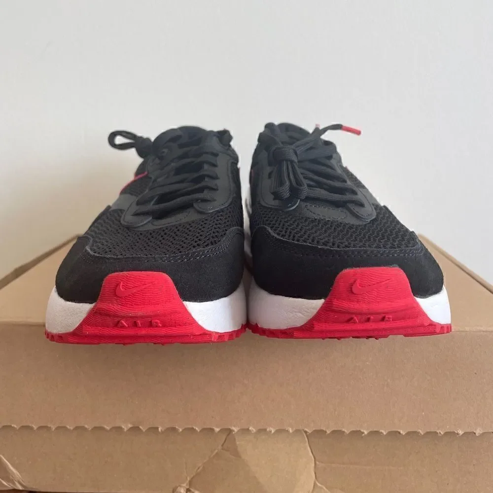 Nike Air Max System Black University Red Women Size 9 Men Size 7.5 (DM9537-005)